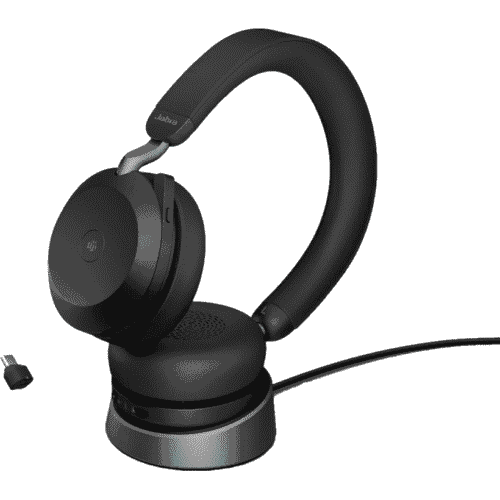 Jabra Evolve2 75 – USB-A MS Teams mit Ladestation